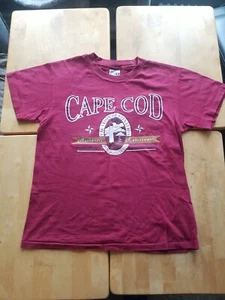 Vintage Single Stitch Hanes Beefy T Shirt Cape Cod Vacation Destination Size M  - Picture 1 of 12