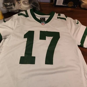 NEW Nike Mens Garrett Wilson Jersey Rookie New York Jets White Medium M #17 - Picture 1 of 6