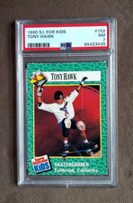 1990 Sports Illustrated For Kids Tony Hawk Rookie Card #152 PSA Graded 7 NM