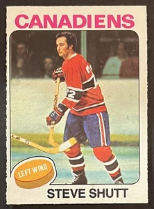 1975-76 O-PEE-CHEE OPC STEVE SHUTT #181 MONTREAL CANADIENS @ LOW GRADE - Picture 1 of 2