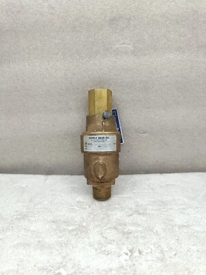 Kunkle Valve Div 0020-D01-MG Safety Relief Valve Bronze 3/4" 100 psig 21 gpm - Image 1 of 4