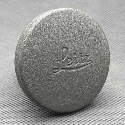 GENUINE LEICA LEITZ 53MM A53 GREY FRONT LENS CAP.  ORIGINAL - Image 1 of 4
