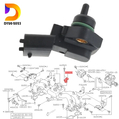 Intake Air Charge Temperature Sensor for Subaru Legacy Outback 2000-2001 2.5L - Image 1 of 4