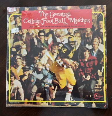 University Of Michigan Band/Greatest College Football Marches 2-LP 1971 Sealed - Image 1 of 2