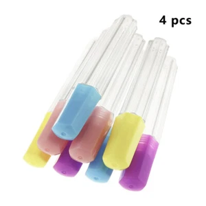 4pcs Plastic Embroidery Felting Sewing Needles Storage Bottles Container Tubes - Picture 1 of 15