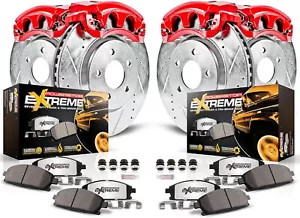 Power Stop KC2010B-36 Front & Rear Z36 Truck and Tow Brake Kit with Calipers - Picture 1 of 7