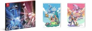 Nintendo Switch Pokémon Diamante Brillante y Perla Brillante Paquete Doble + Libro de Arte - Imagen 1 de 10
