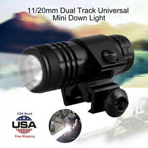 US 600LM LED Tactical Gun Rifle Flashlight Pistol Rail Mount Hunting Light Torch