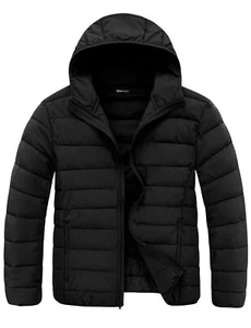 Wantdo Men's Big and Tall LightWindproof Puffer Jacket Quilted Warm Winter Coat - Picture 1 of 32