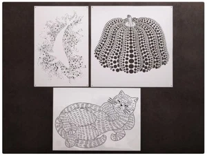 Plantilla Sashiko reutilizable y lavable - Plantilla de bordado con acabado brillante - Imagen 1 de 10