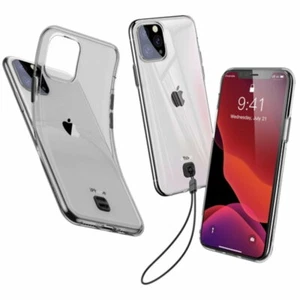🔴 iPhone 11 Pro Max 6,5 Schutzhülle BASEUS Armband Handyhülle TPU Cover M10-2🔴 - Picture 1 of 13