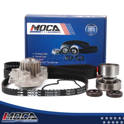 Kit de correa de distribución bomba de agua para 92-96 Honda Prelude Si SE 2.3L 16V DOHC MOCA Foto 1 de 4