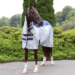 Ventomasta Waterproof Combo Fly Rug Navy Blue - Picture 1 of 8