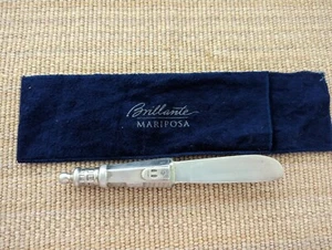Cuchillo de Queso Esparcidor de Aluminio Mariposa Brillante Diseño Faro con Bolsa - Imagen 1 de 5