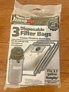 3+2 sacchetti filtro monouso Shop-Vac HangUp 919-31 adatti per pickup a secco da 3,5 galloni - Foto 1 di 7