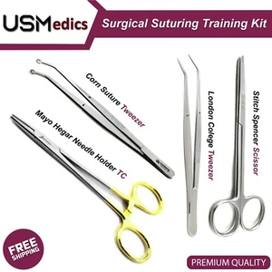Surgical Suturing Dental Training Instruments Suture Tweezers Forceps BEADEN® - Picture 1 of 6
