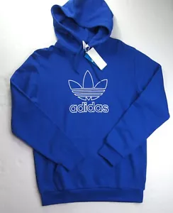 Adidas Originals Herren königsblau Kleeblatt French Frottee Pullover Hoodie #GF4101 - Bild 1 von 4