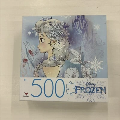 Rompecabezas Disney Frozen Elsa 500 piezas nieve invierno actividad interior regalo Foto 1 de 2