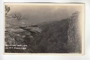 Real Photo Postcard Wild Cat Hollow on Mount Magazine near Paris AR - Picture 1 of 1