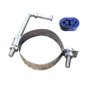6" Universal Edelstahl Backbox Aufhänger Auspuff Halterung Schalldämpfer Halterung Bar Strap - Bild 1 von 4