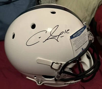 CHRIS GODWIN Signed Penn State Schutt Full Size Helmet Beckett COA BAS FS Bucs - Image 1 of 4