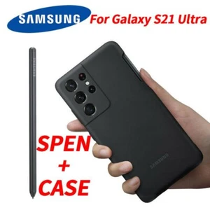 For Samsung Galaxy S21 Ultra 5G Cover Case Holder SPen Stylus Pen S Pen Slot LOT - Picture 1 of 21