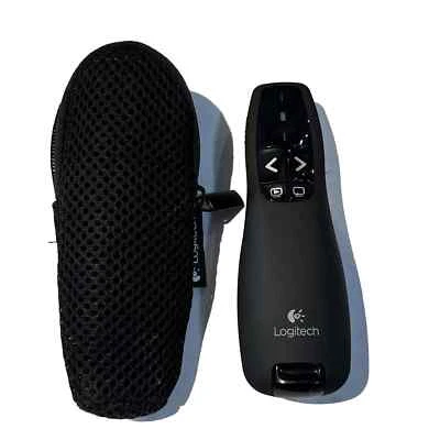 Logitech R400 Wireless Presenter Remote Control R-R0008 With Case No Adapter - Image 1 of 3