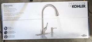 Grifo extraíble Kohler R776-SD-VS Barossa de acero inoxidable de una sola manija nuevo - Imagen 1 de 1
