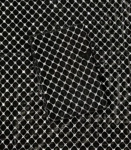 Indischer schwarzer Stoff Schneiderei Tunika Top besticktes Material Nähen Sa... - Bild 1 von 1