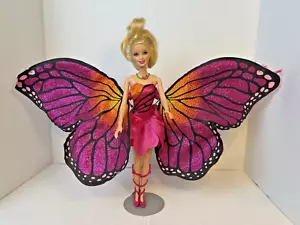 Mattel Barbie Mariposa & die Feenprinzessin Mariposa Puppe 2012 Schmetterlingsflügel - Bild 1 von 10