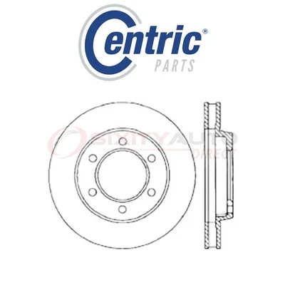 Centric Disc Brake Rotor for 1987 Chevrolet V10 4.3L 5.0L 5.7L 6.2L V6 V8 - hy - Image 1 of 4