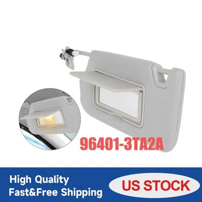 Sun Visor + Lamp Gray Left Driver side For NISSAN Altima 2013-2018 96401-3TA2A Foto 1 de 4