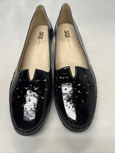 SAS Sonyo schwarze Lackleder-Pumps, Größe 10,5 M, gebraucht, in einwandfreiem Zustand - Bild 1 von 7