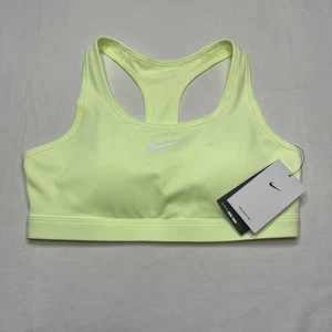 Nike Dri-Fit Damen Swoosh Sport BH Cyber/Weiß Größe M Sport BH - Bild 1 von 7