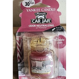 Ambientador Yankee Candle Car Jar Home Sweet Home Nuevo de Lote Antiguo Ver Fotos - Imagen 1 de 7