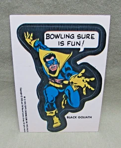 1976 BLACK GOLIATH STICKER Topps vintage Marvel Super Heroes comic book hero - Picture 1 of 2