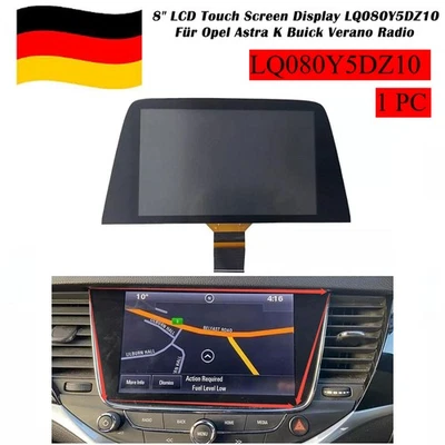 para 8" Opel Astra K Pantalla LCD Pantalla Táctil LQ080Y5DZ10 39042448 ES