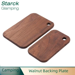 Walnut Outdoor Cutting Boards Camping Kitchenware For 800/1000ml Lunch Box - Picture 1 of 13