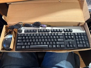 HP KB-0316 Tastatur und neue USB Maus M-UAE96 - Bild 1 von 4