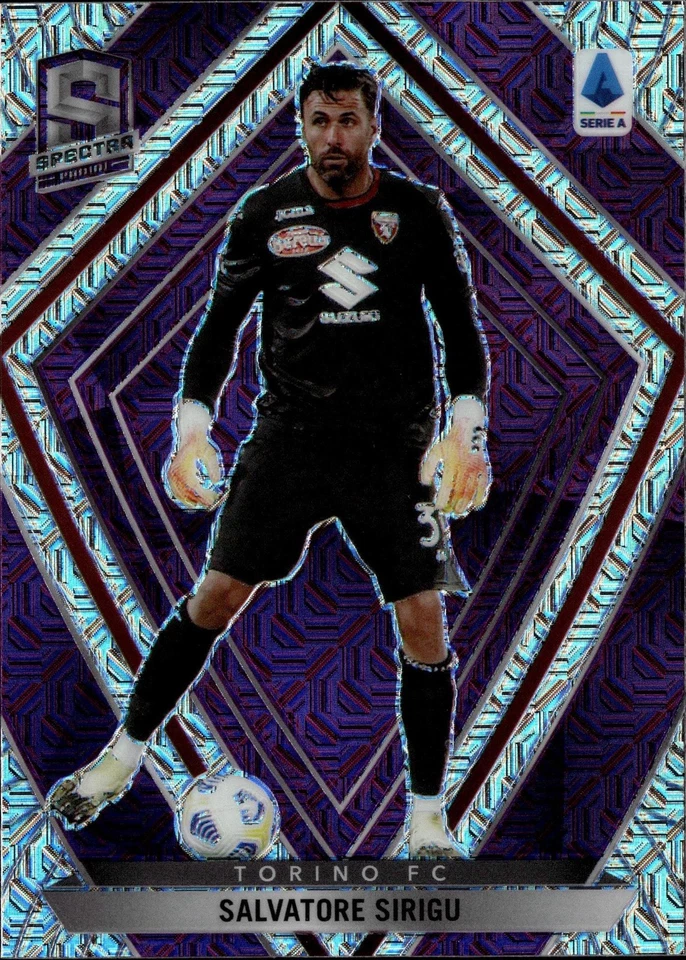 2020-21 Panini Chronicles - Spectra Serie A Purple Mojo Salvatore Sirigu Card #5 - Image 1 of 2
