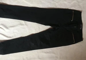 Damenhose Schwarz Glanz Größe S-M Sehr gut Skinny Slim Fit - Bild 1 von 2