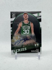 2021-22 Donruss Optic Signature Series Sam Hauser Auto RC #SS-SHS - Foto 1 di 2