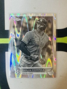 2022 Topps Chrome Sonic #213 Carlos Correa Black & White RayWave - Bild 1 von 1