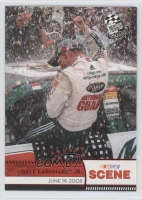 2009 Press Pass NASCAR Scene Red Dale Earnhardt Jr #74 HOF - Image 1 of 2