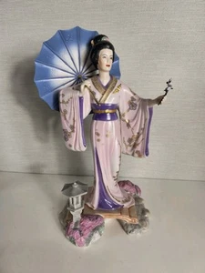 Franklin Mint Yoshiko Manabu Saito Prinzessin der Kirschblüten japanische Figur - Bild 1 von 16