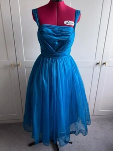 Norman Young Full Skirted Dress Size S Late 1950s/Early 1960s - Picture 1 of 8