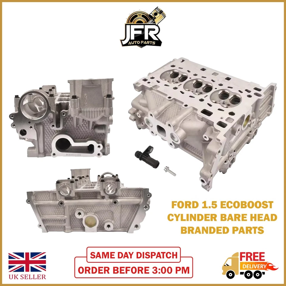 FORD FOCUS 1.0 ECOBOOST BARE CYLINDER HEAD NEW 1765041 1856411 1857524 1917576 - Image 1 of 4