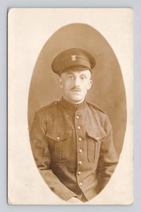 WWI RPPC American Soldier Postcard ~ Unposted - Picture 1 of 2