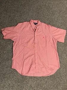 Ralph Lauren Gold Men Short Sleeve Pony Embroidered 100% Cotton XXL Lightweight - Picture 1 of 5