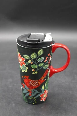 Cedar Home Ceramic 17 Ounce Coffee/Latte/Tea Travel Mug - Image 1 of 4